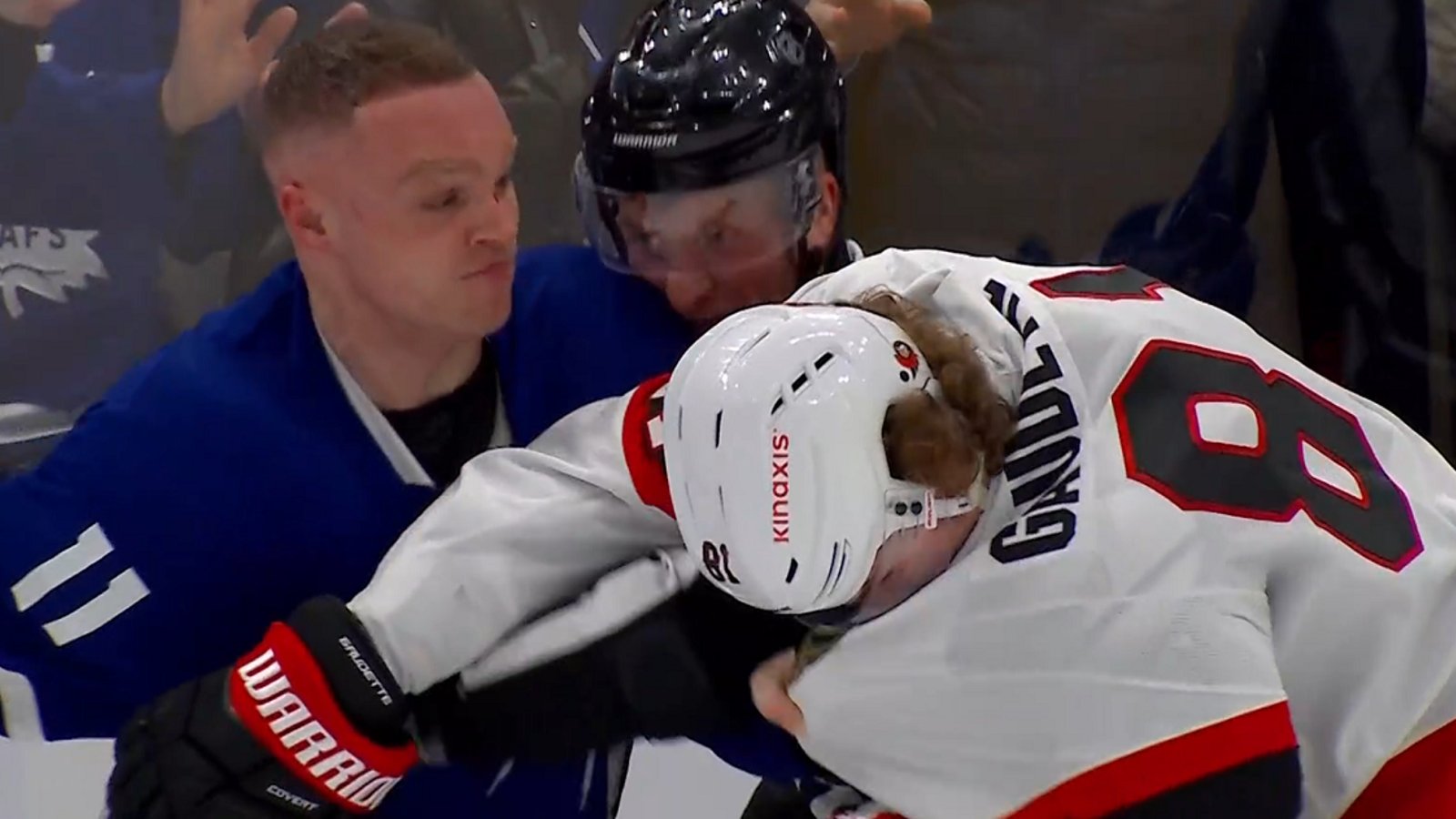 12 players penalized as all hell breaks loose at the end of Game 1.
