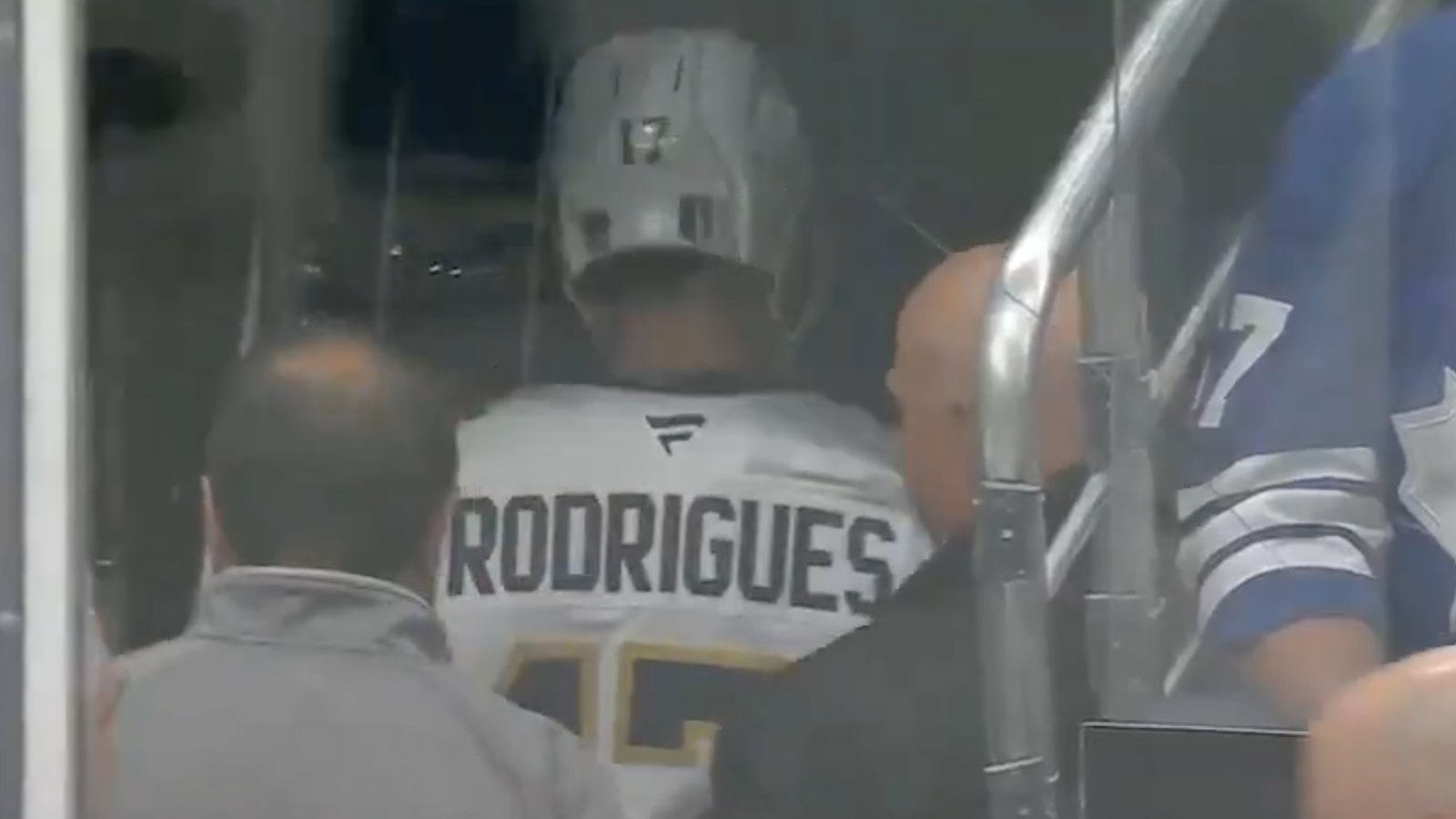 Fans asking for referee St-Laurent to be pulled immediately from series after ridiculous call! 