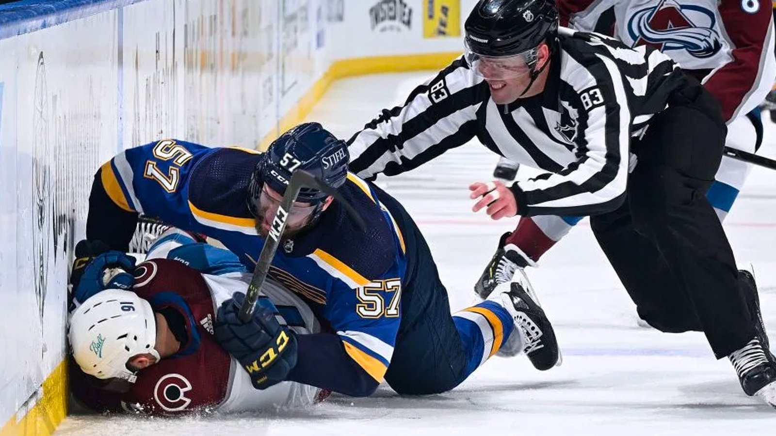 NHL Player Safety rules against David Perron for crosscheck on Nazem Kadri