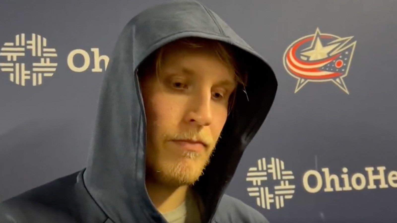 Choked up Patrik Laine delivers heartbreaking interview in return to team