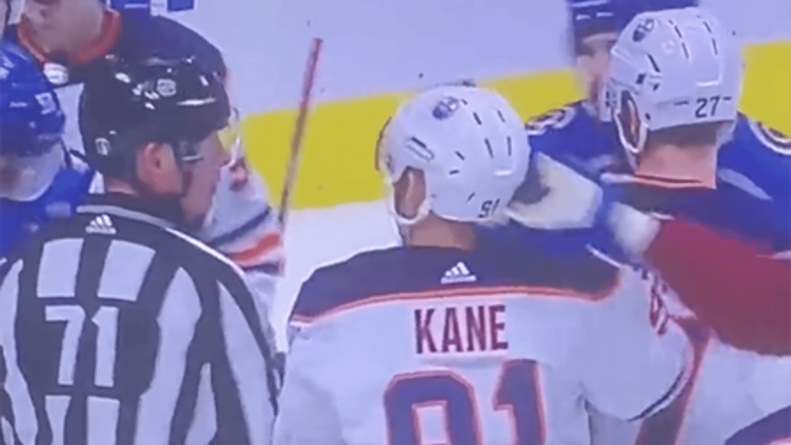 Josh Manson plays mind games with Evander Kane
