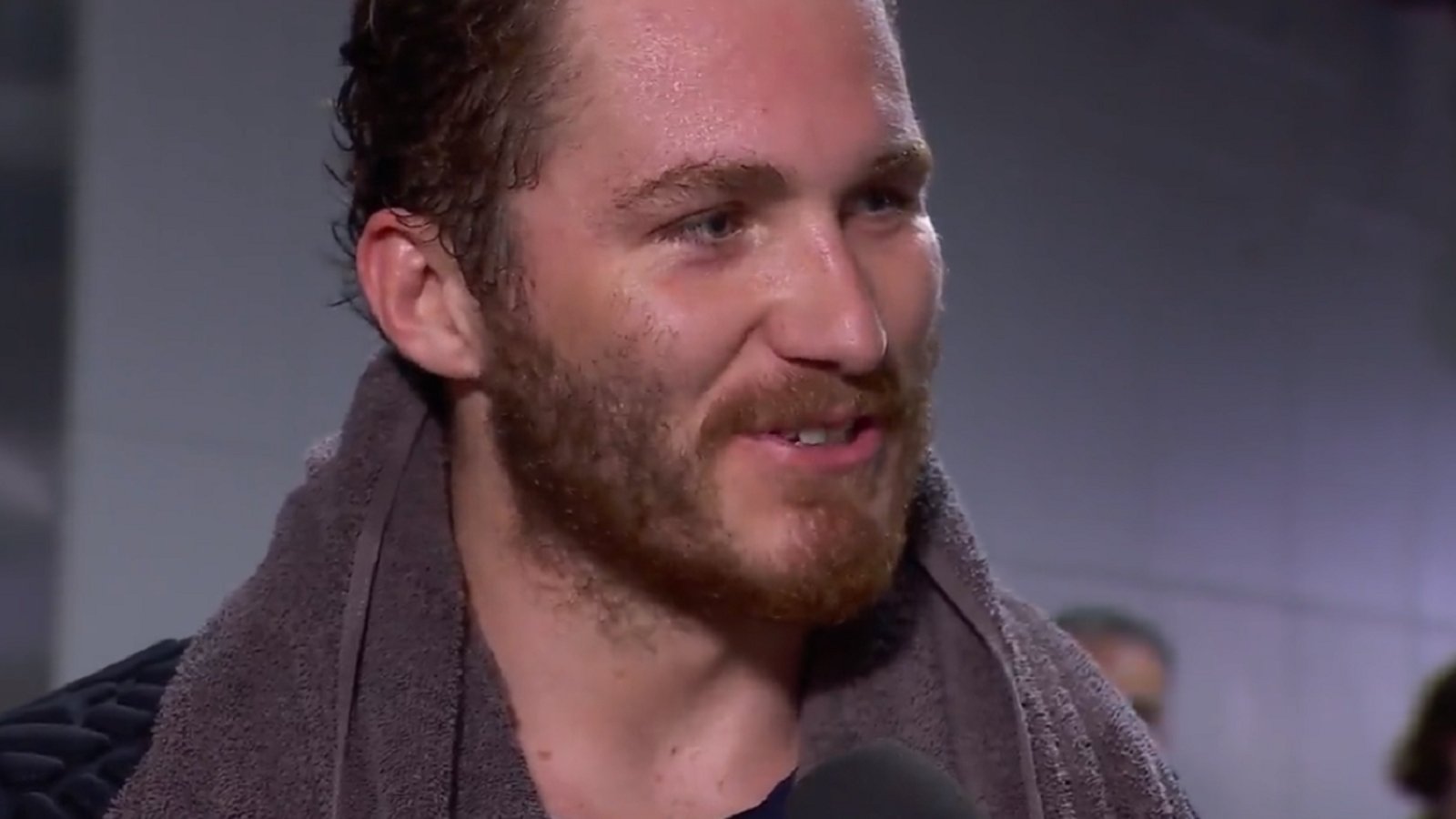 Matthew Tkachuk taunts fans in Toronto after Game 5.
