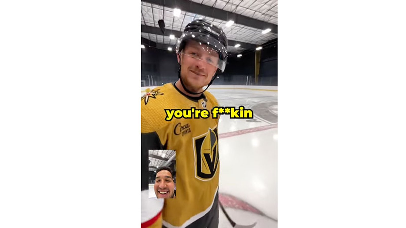Jack Eichel with an absolutely perfect Phil Kessel impression