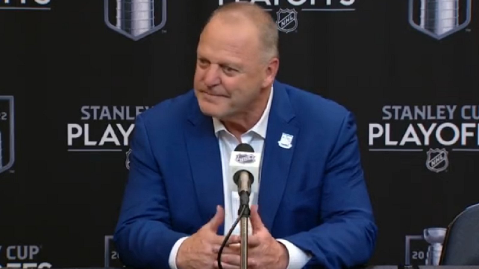 Gerard Gallant sends a poorly veiled threat to the Carolina Hurricanes.