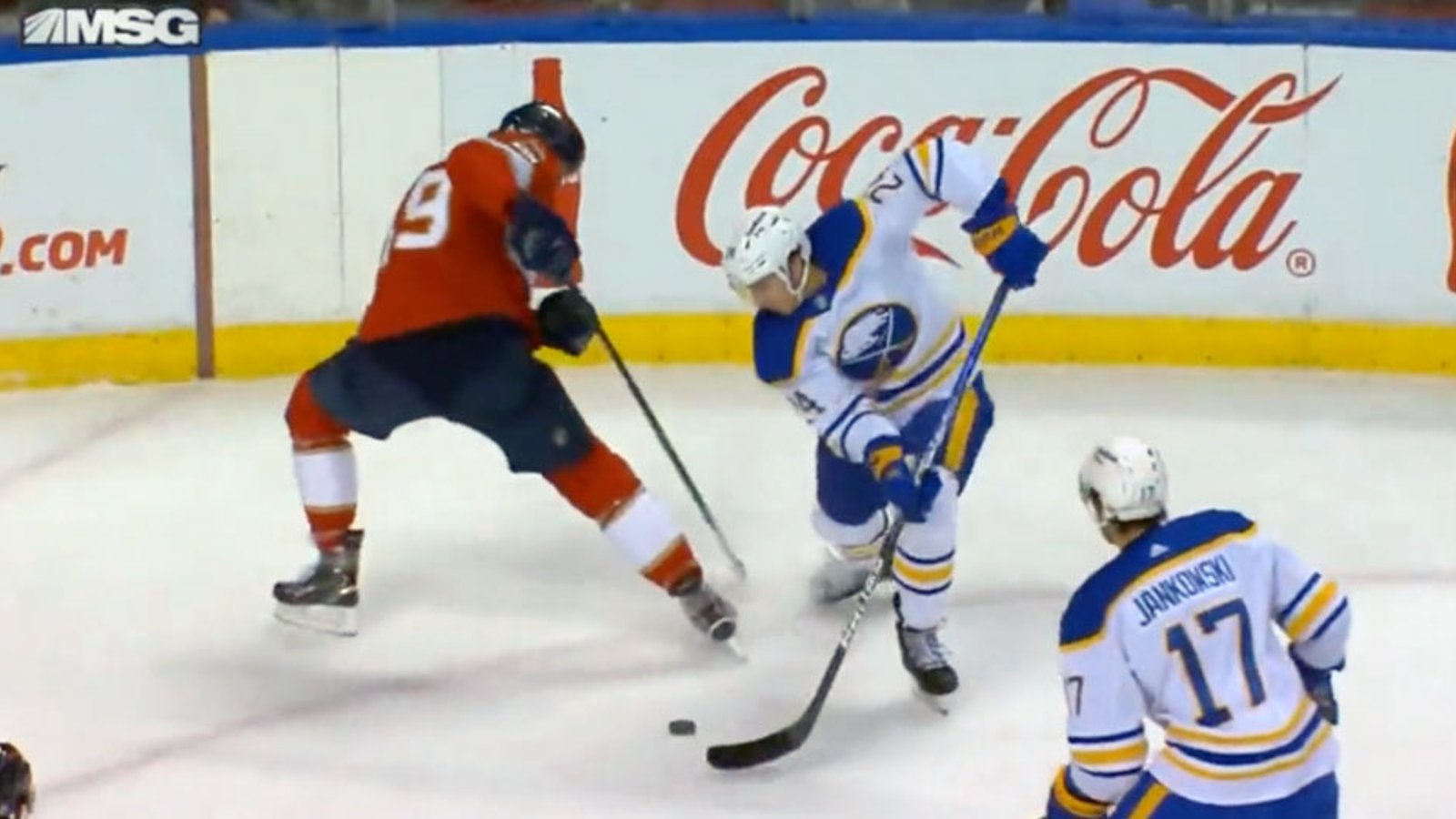 Dylan Cozens puts Joe Thornton in a blender, dekes him right out of his beard