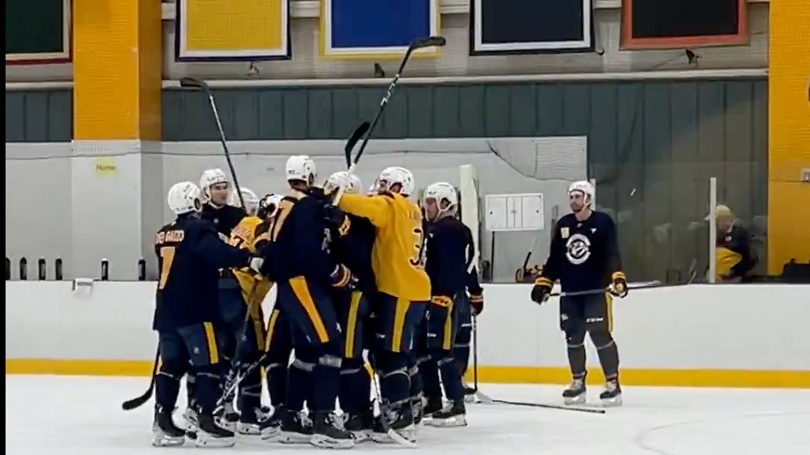 Fight breaks out during Predators’ practice as frustration mounts!