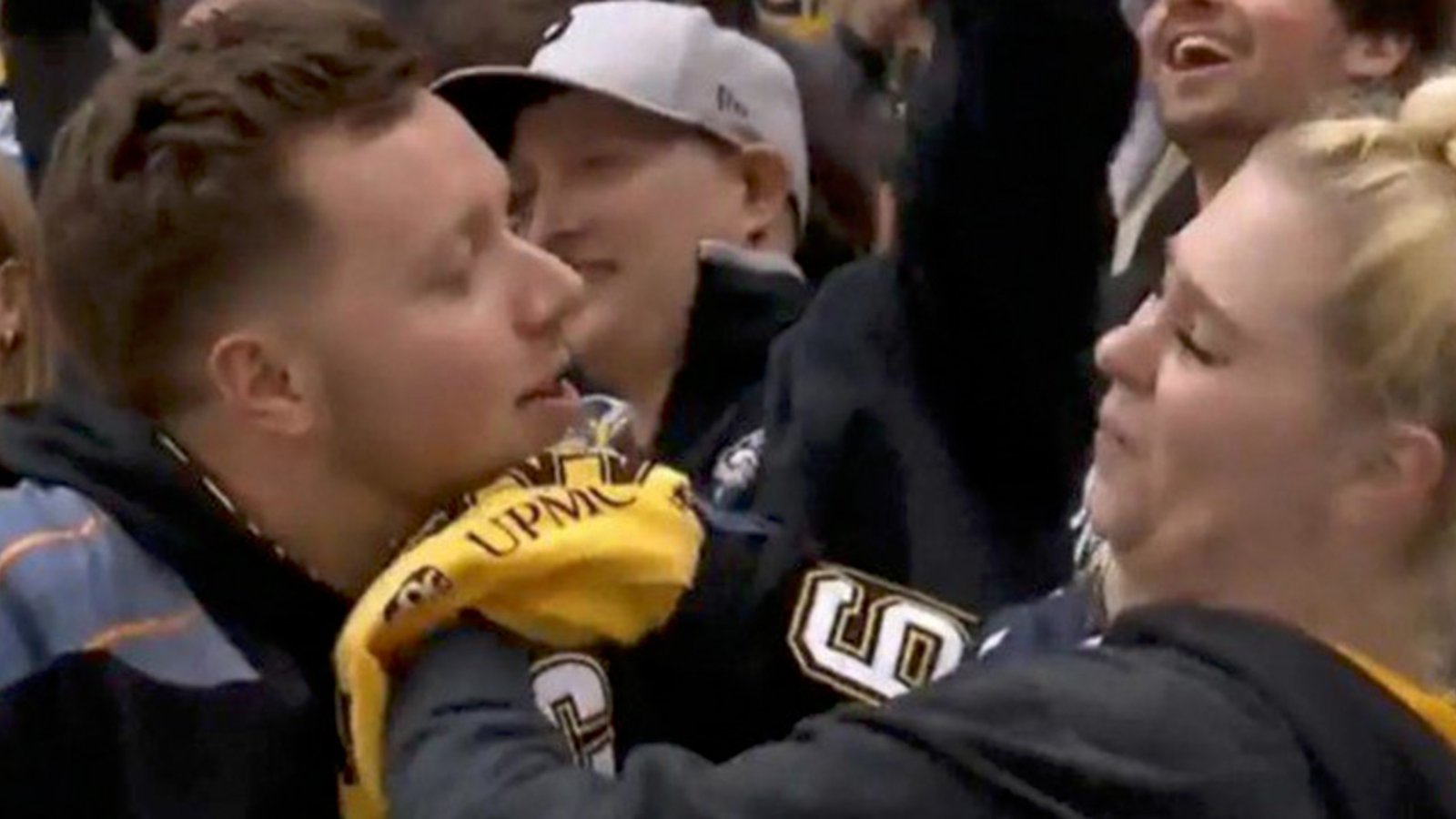 Penguins fan who was rejected for kiss tells his side of the story! 