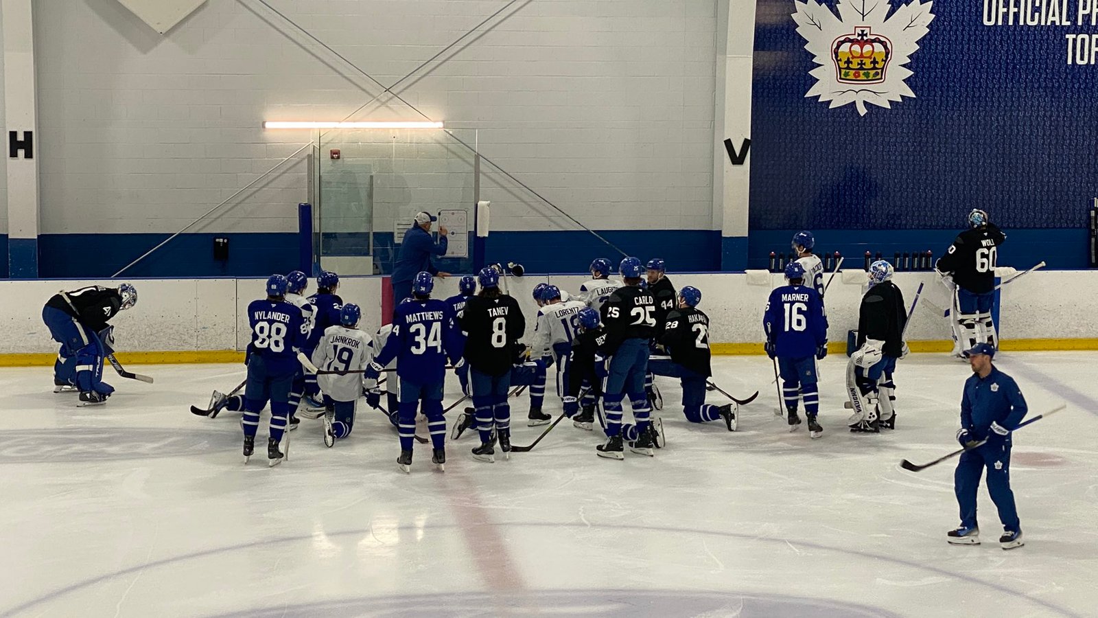 Altercation at Leafs’ practice between Max Domi and Brandon Carlo