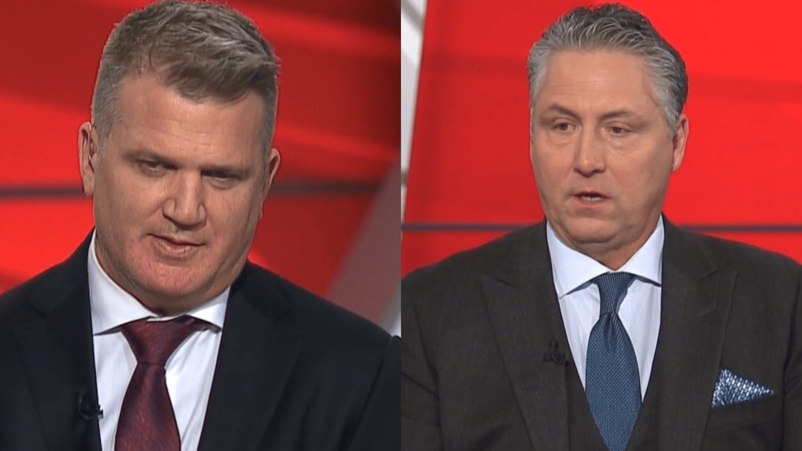 Jeff O'Neill and Darren Dreger clash over Mitch Marner contract on Sunday.