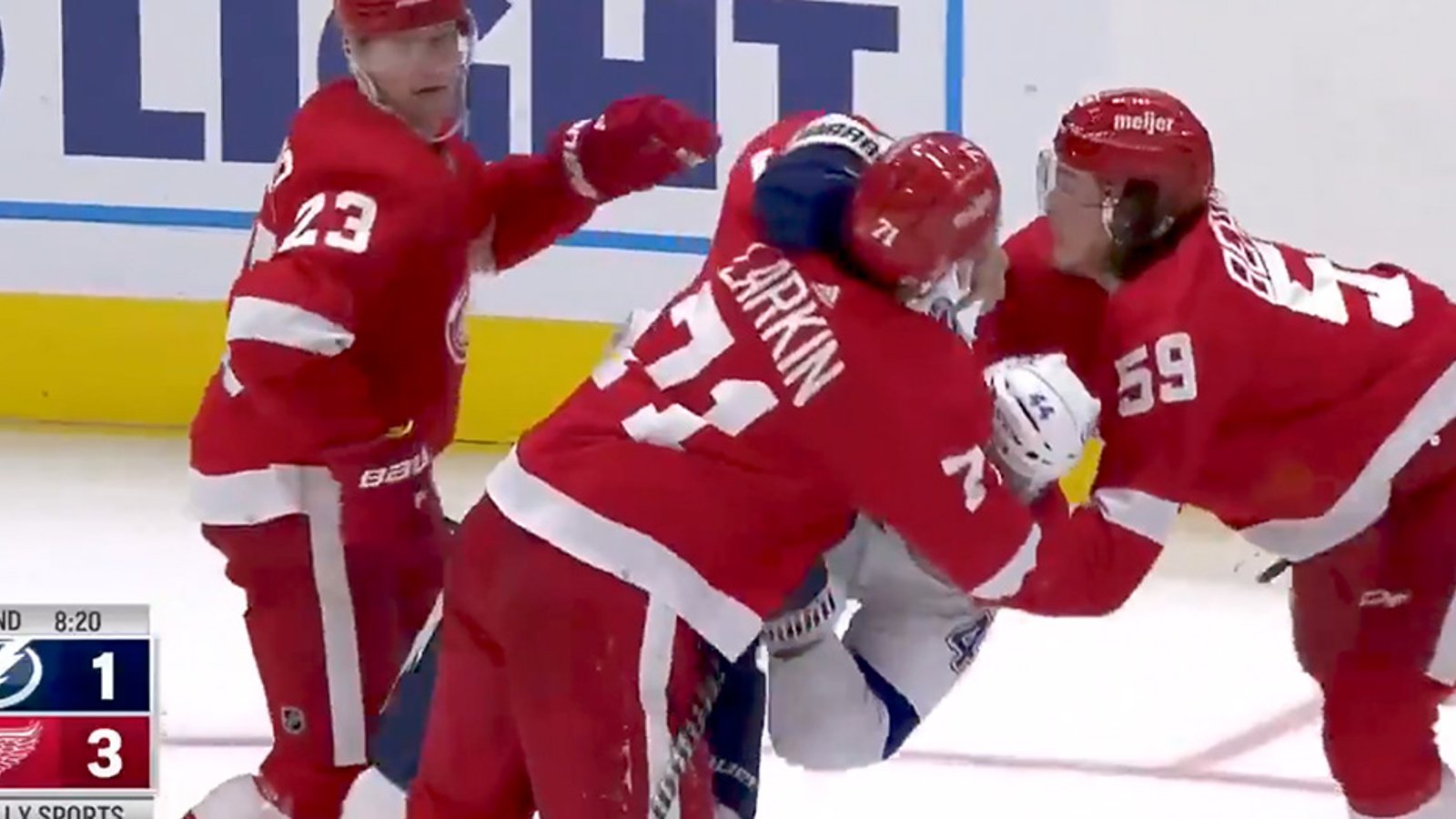 Dylan Larkin EXPLODES in anger, thrown from game for intent to injure (VIDEO)