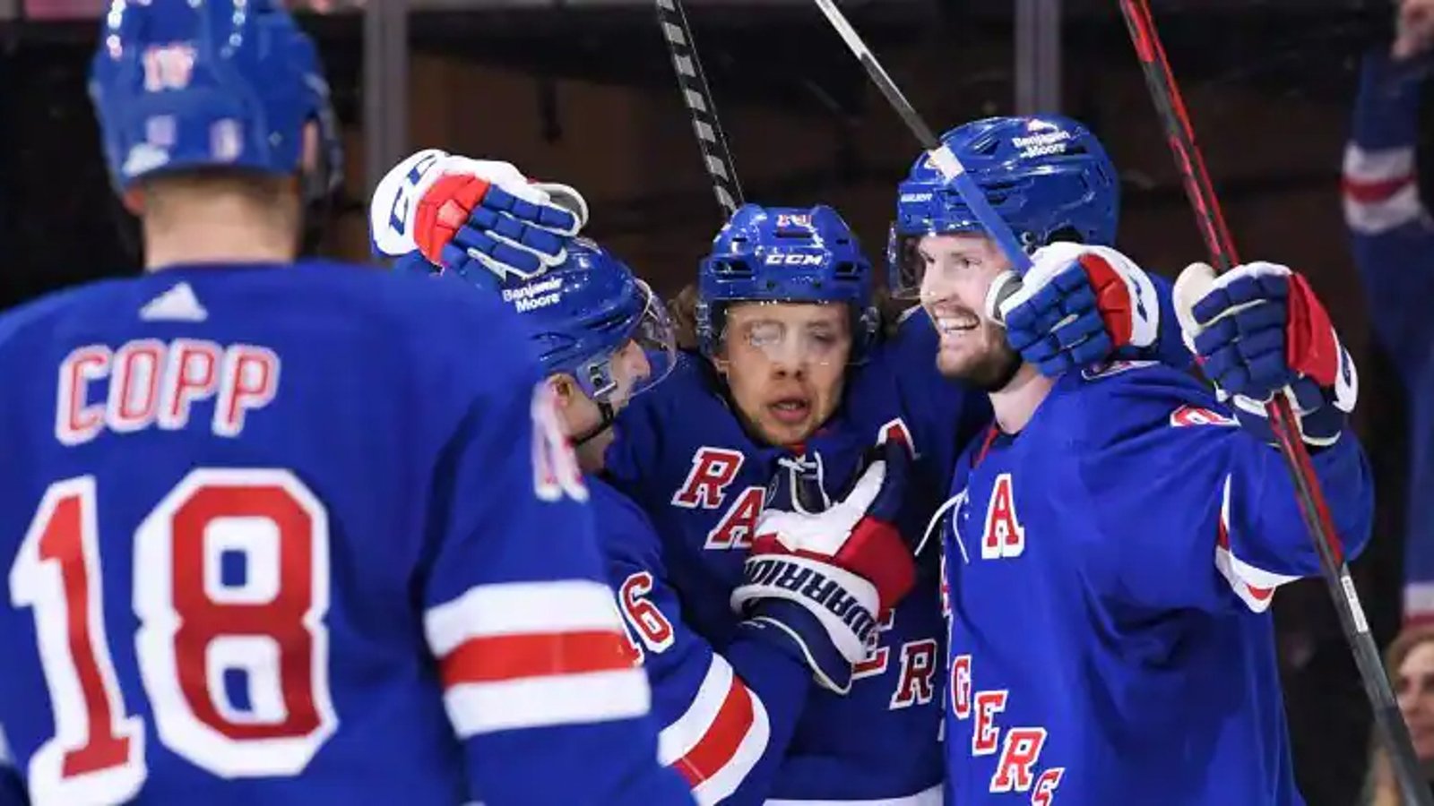 Two key forwards out for the Rangers ahead of trip to Pittsburgh for Game 3