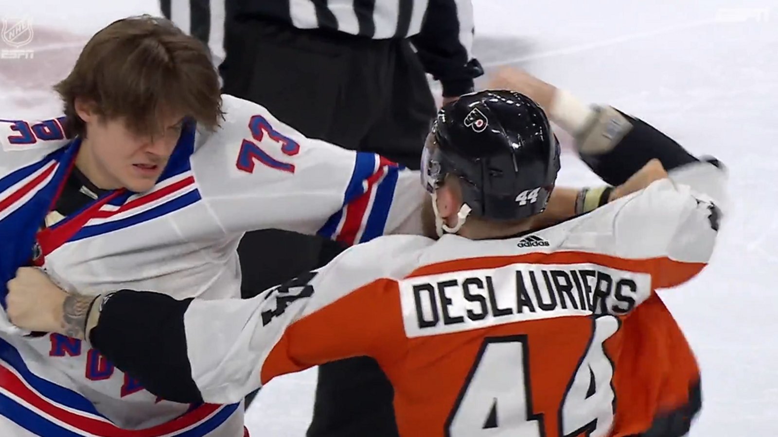 Rempe and Deslauriers leave each other battered and bruised.