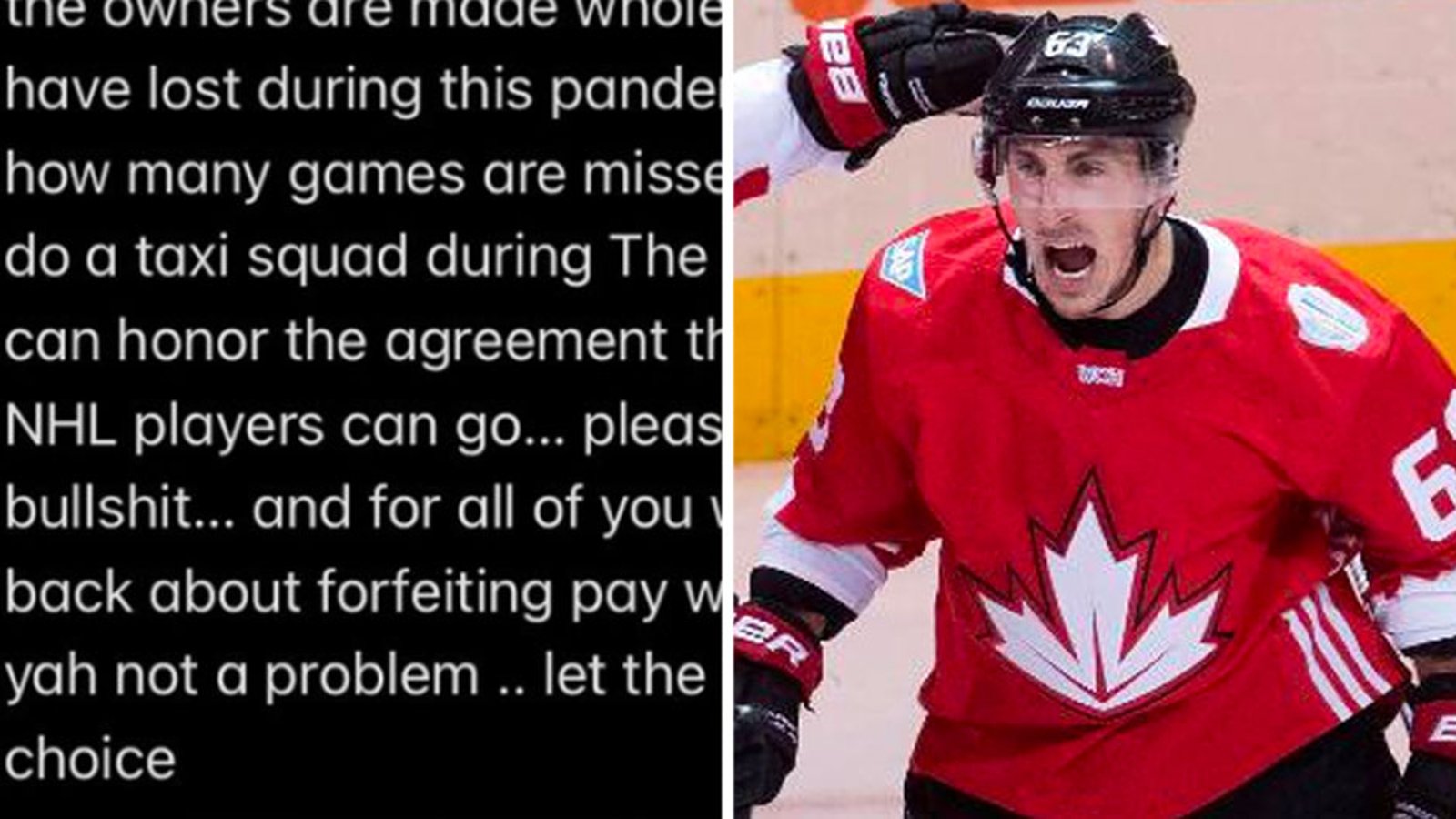 Marchand releases a statement, calls out NHL for backing out of Olympic agreement