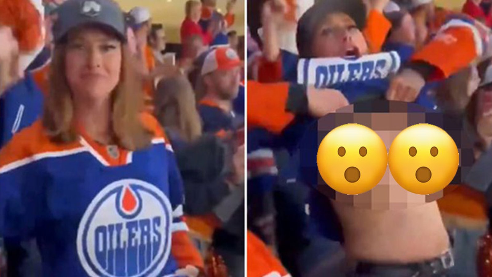 Oilers fan receives interesting offer after flashing fans in Game 6