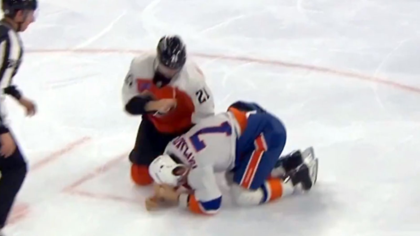 Laughton lays the smack down on Tsyplakov, gets revenge for injuring Poehling