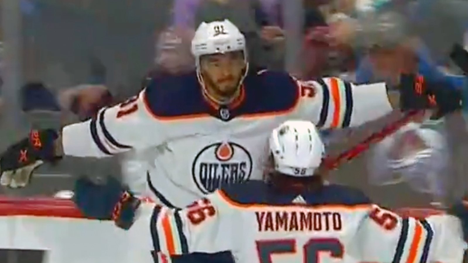 Evander Kane's agent shares an interesting post on social media after Kane scores his 13th goal in 13 games