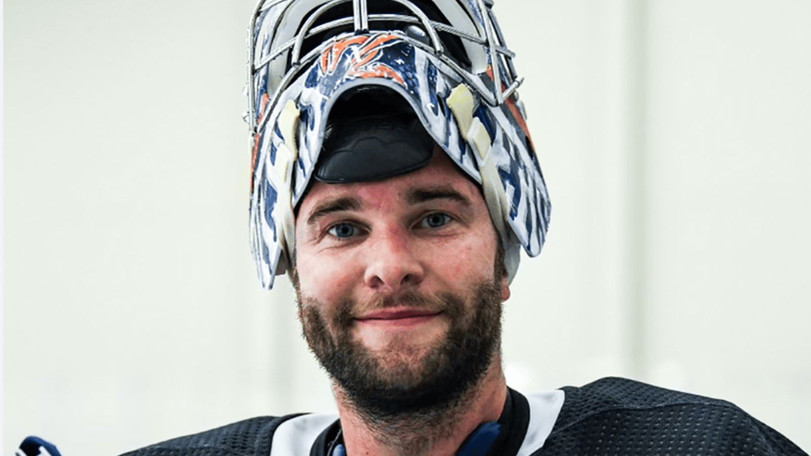 Jack Campbell reveals new elaborate Oilers mask 
