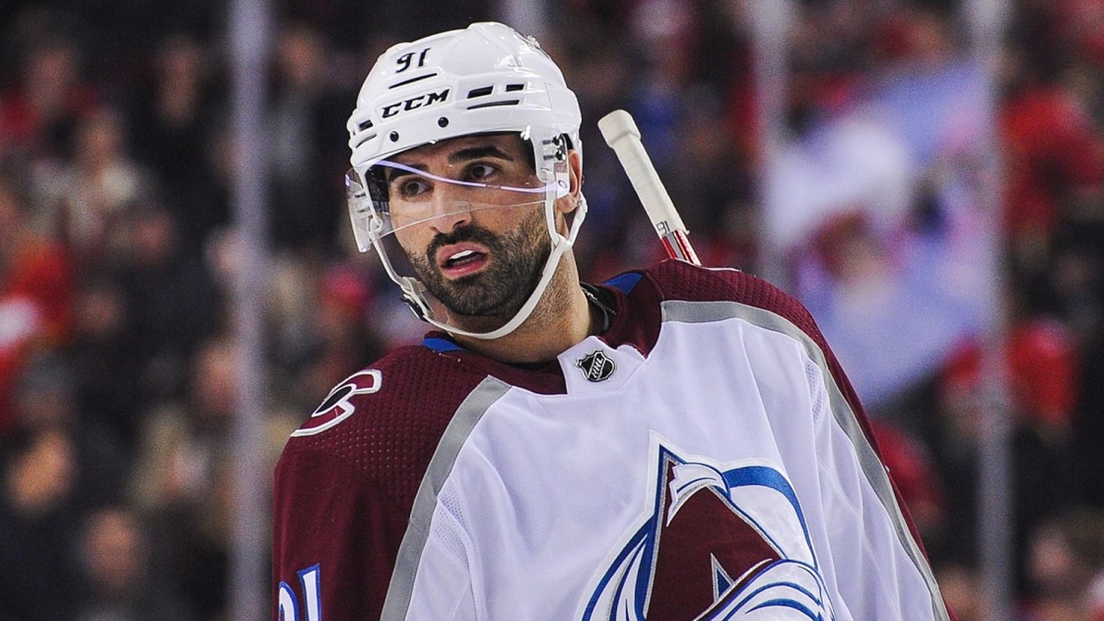 Nazem Kadri's Stanley Cup celebration causes a hilarious hiccup.