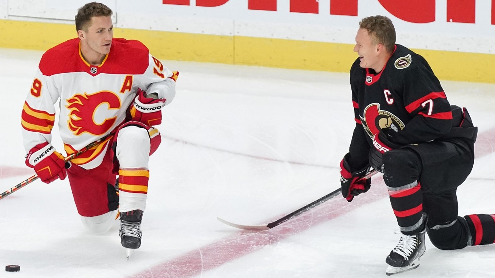 Matthew Tkachuk reveals who the real captain in the family is.