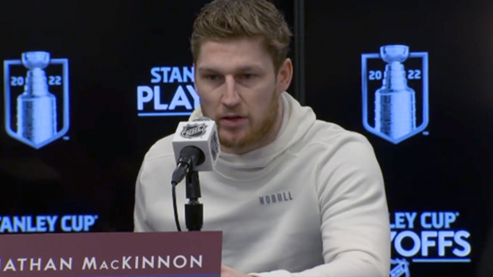 MacKinnon makes some snide remarks on facing off against McDavid and Draisaitl