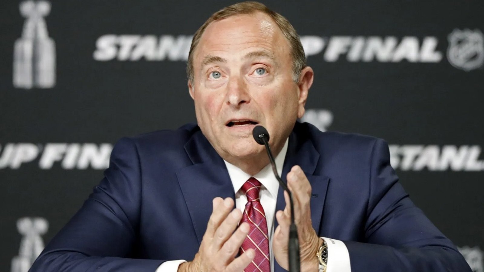 Sens owner Michael Andlauer takes a shot at Gary Bettman.