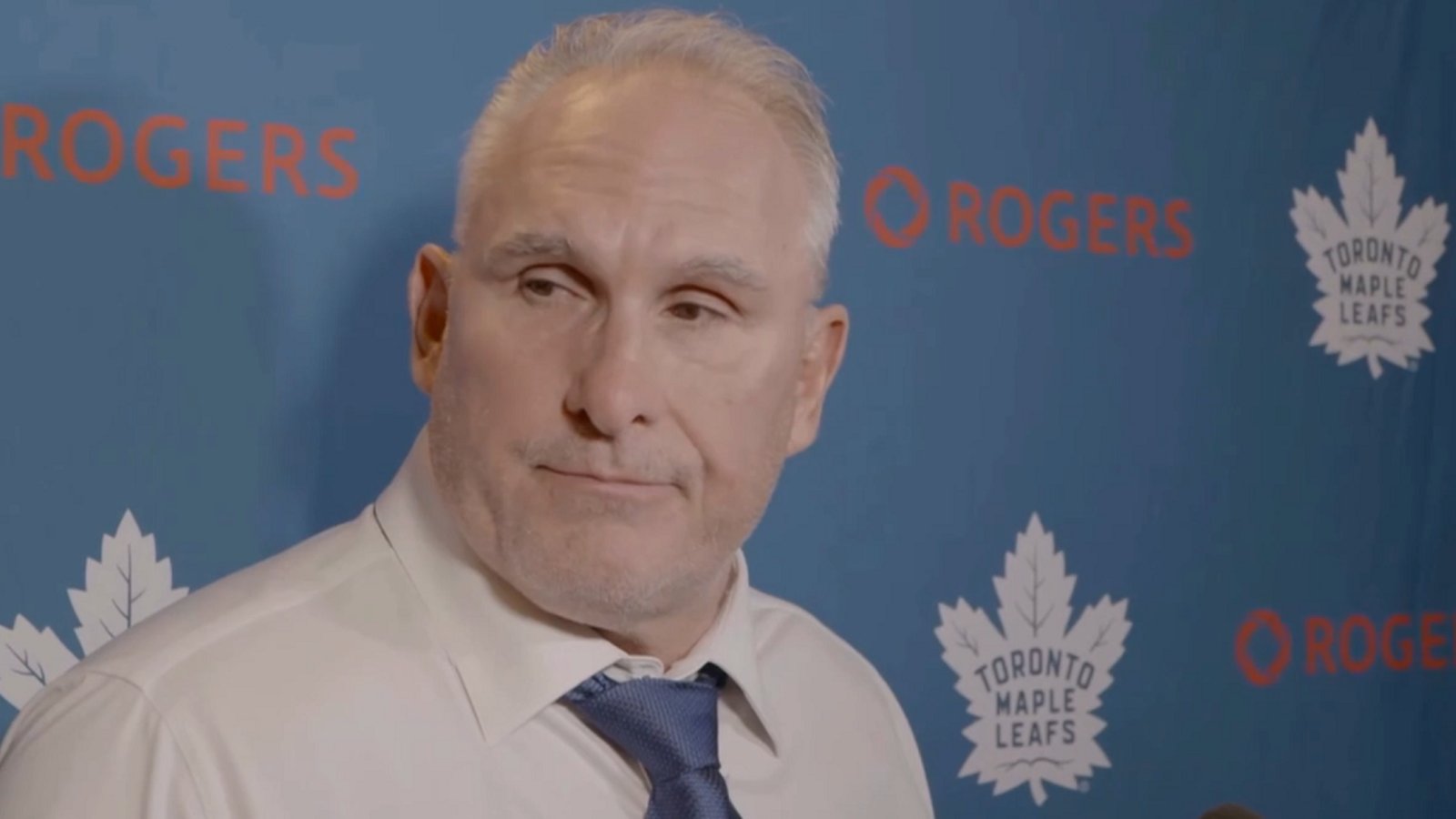 Craig Berube snaps at his players on Saturday morning.