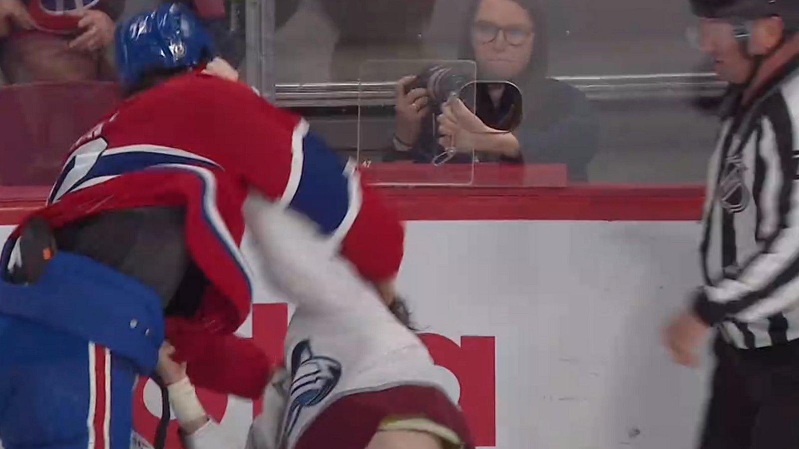 Arber Xhekaj beats Keaton Middleton into submission.