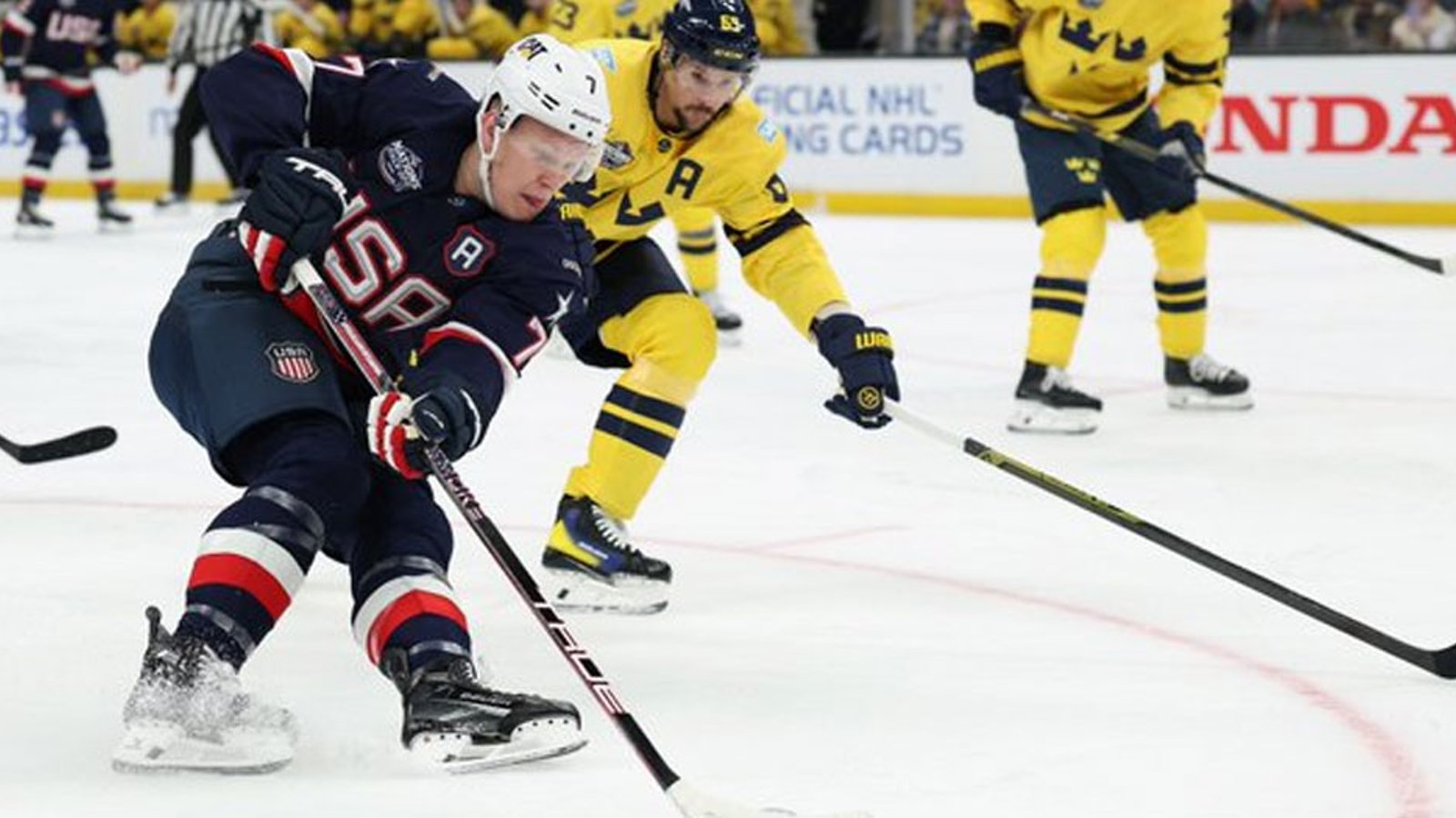 USA coach Mike Sullivan with an injury update on Brady Tkachuk, Auston Matthews and Charlie McAvoy