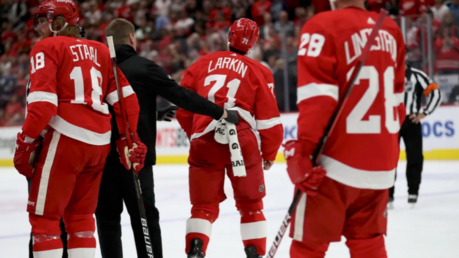 Red Wings sound off on potential Dylan Larkin suspension 