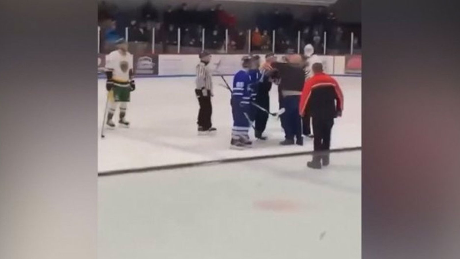 Arena announcer attacks referee in Quebec senior league