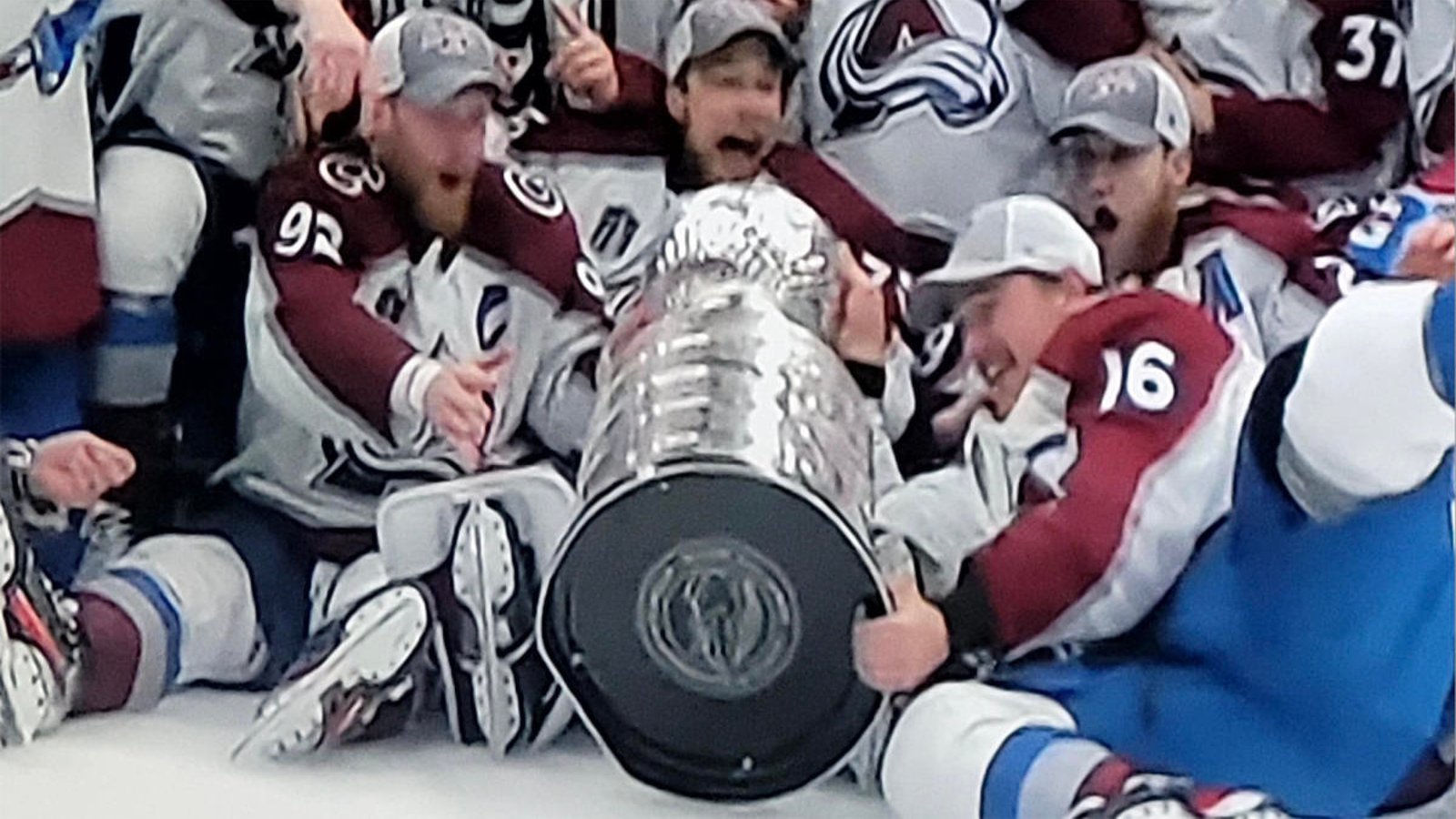 Nicolas Aube-Kubel explains what happened when he dented the Stanley Cup