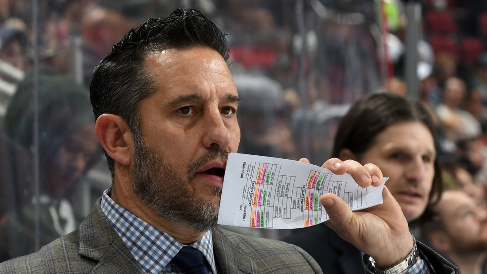 NHL game delayed after 5 Sharks &amp; their head coach enter Covid protocols.