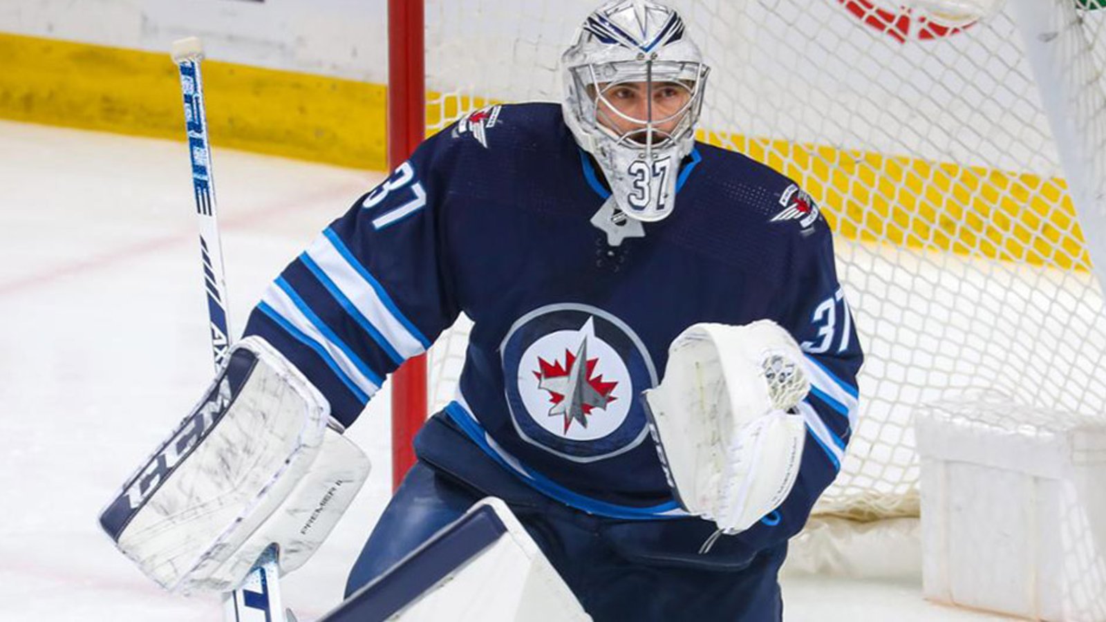 Connor Hellebuyck releases incredible mask for Armed Forces Appreciation night! 