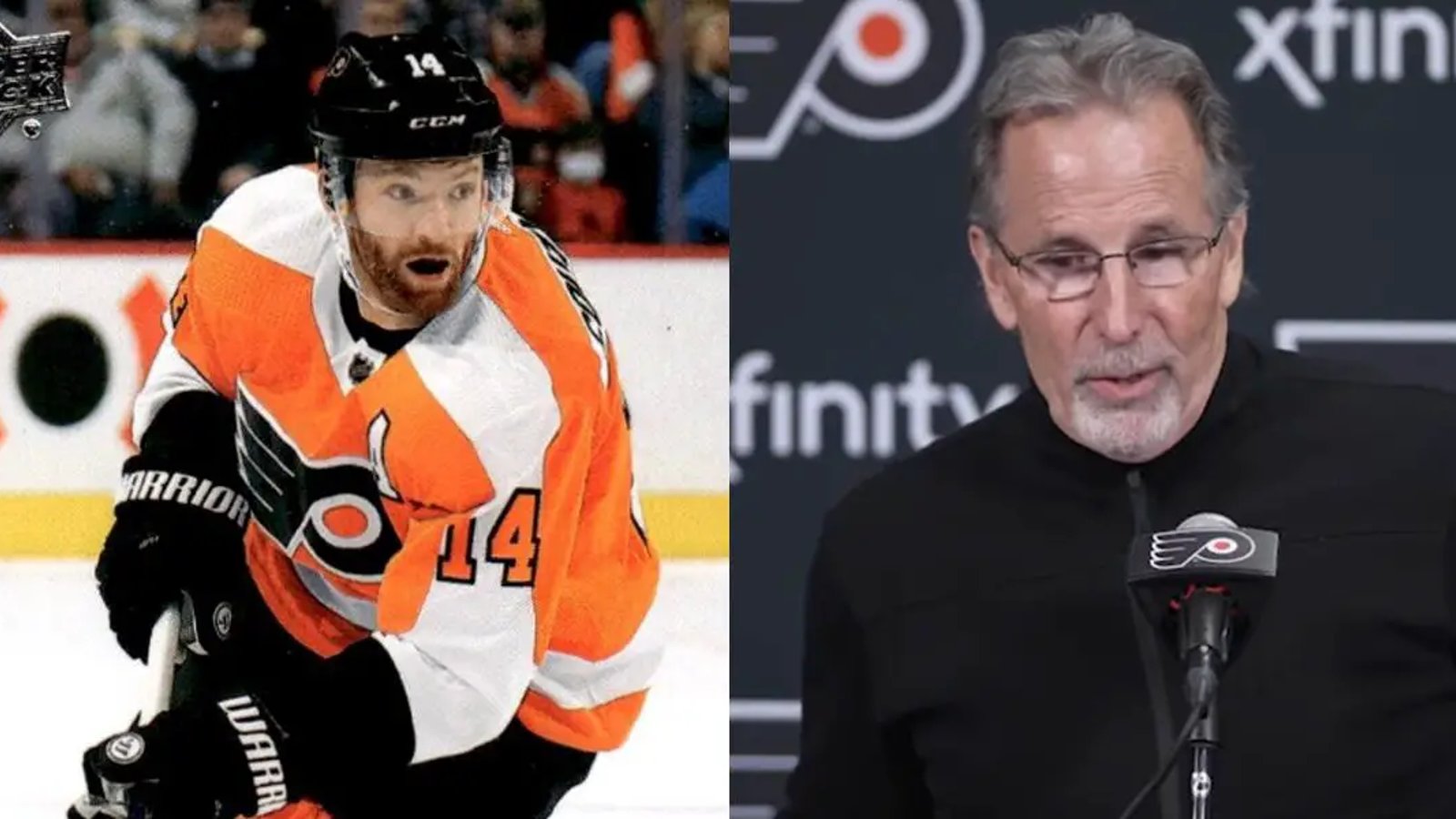 John Tortorella once again scratches captain Sean Couturier! 