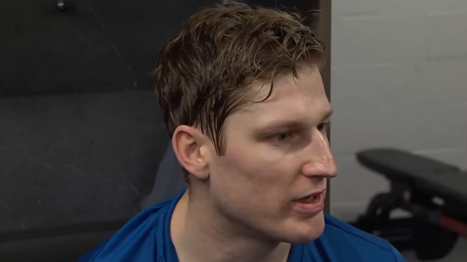MacKinnon gives brutal response when asked about the Rantanen trade.
