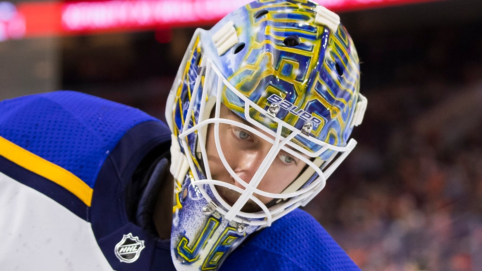 Jordan Binnington out for the series.