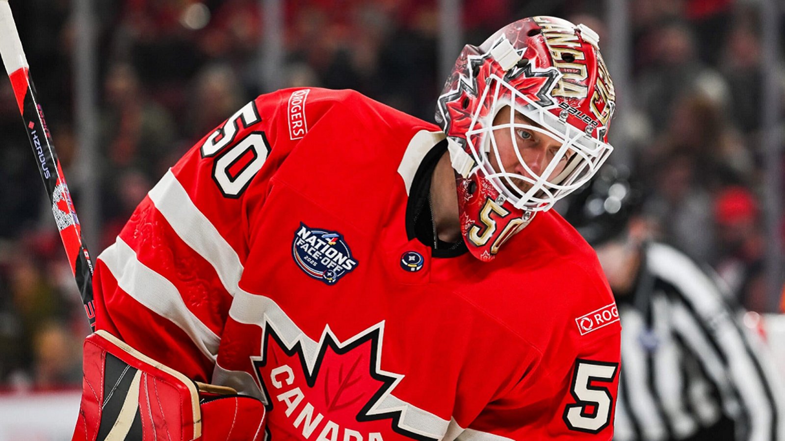 Team Canada officially names starting goaltender on Monday.