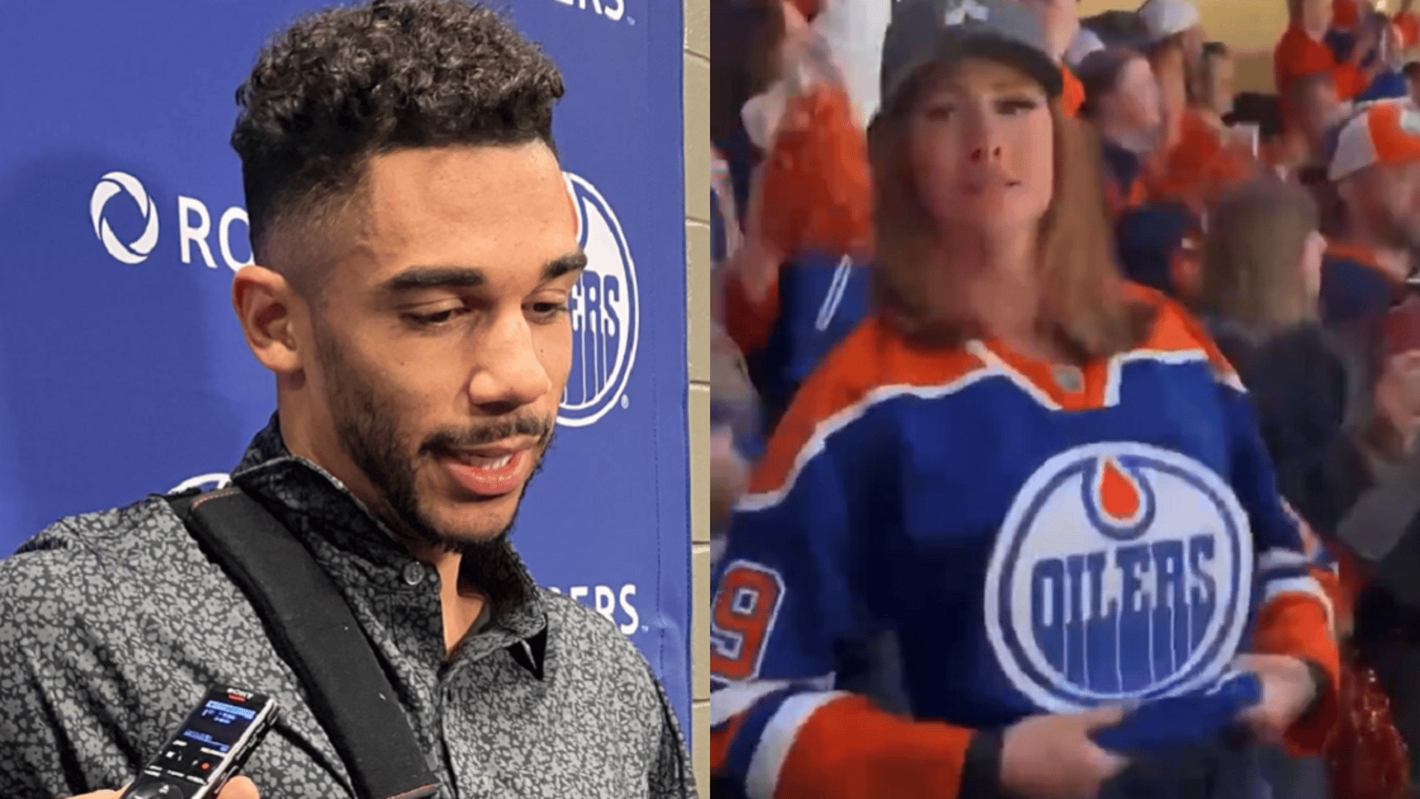 Evander Kane sounds off on 'passionate' Oilers fan.