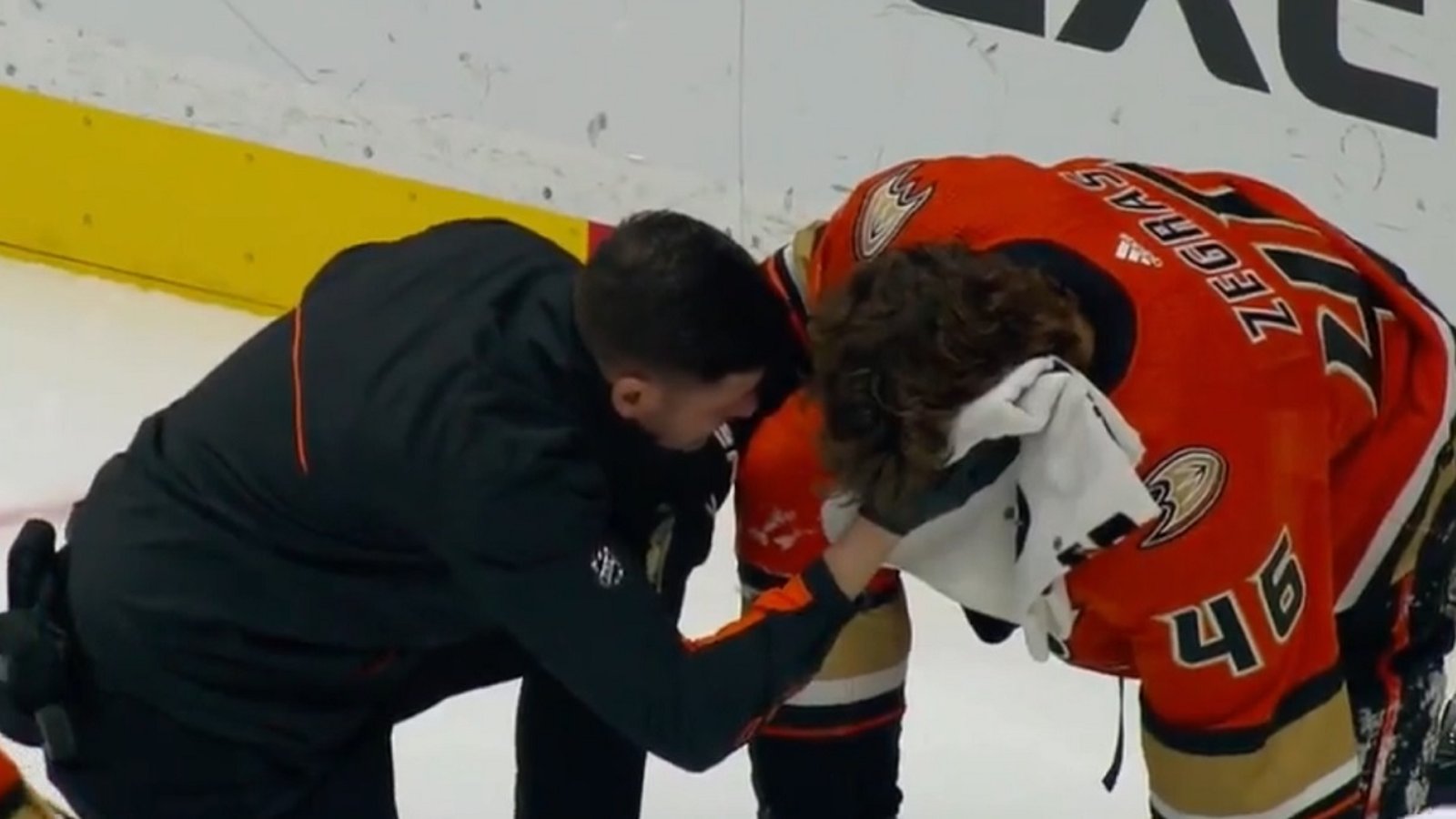 Cedric Paquette ejected for brutal hit on Trevor Zegras.
