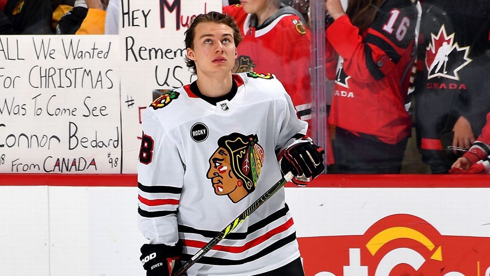 Connor Bedard responds to NHL fine in second career game