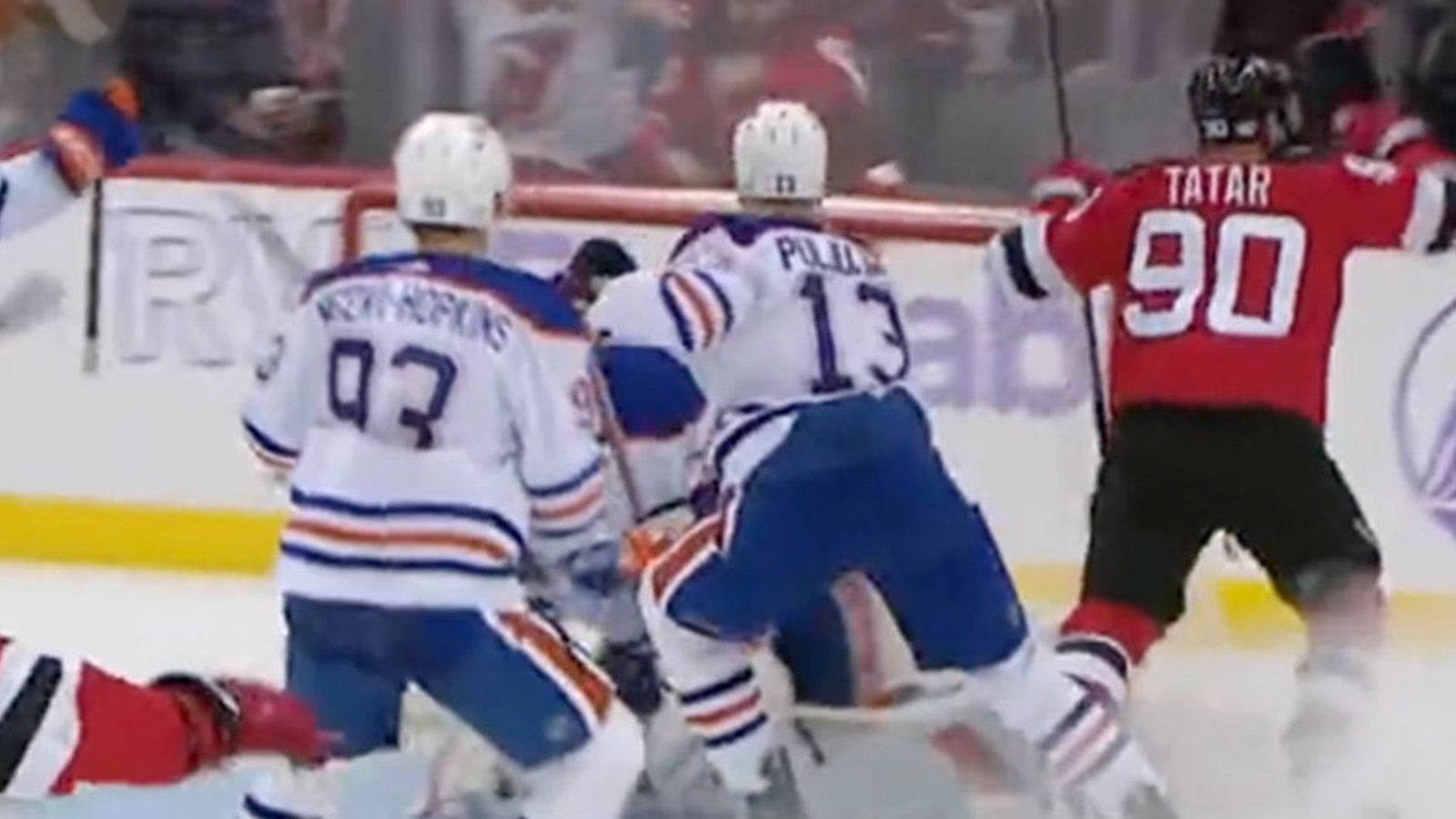 Tatar scores an absolutely ridiculous goal against Oilers