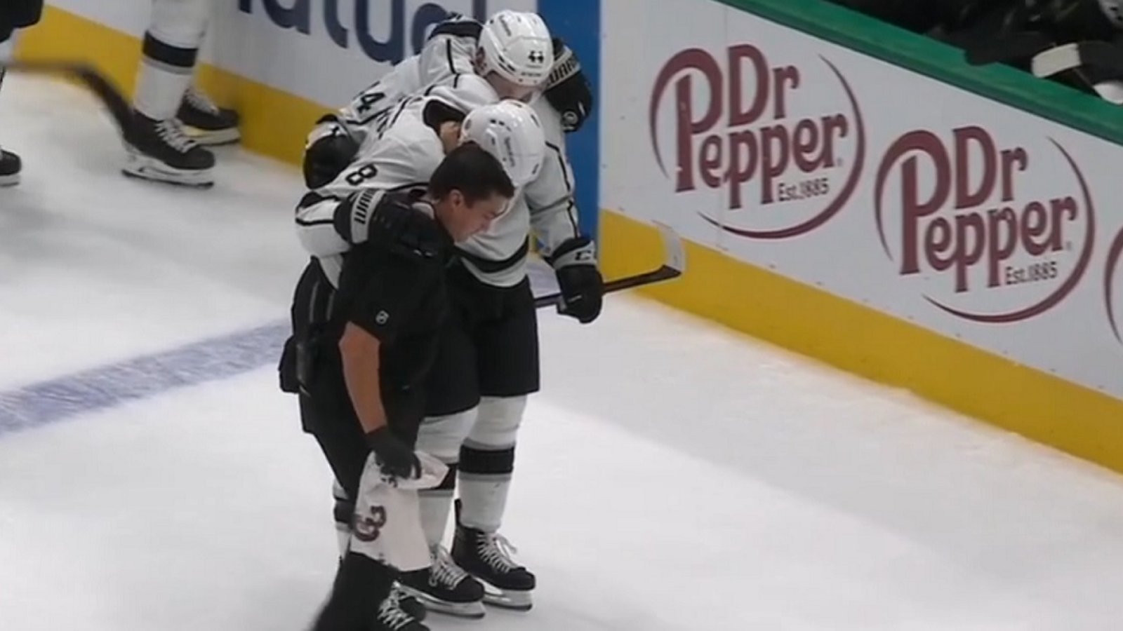 NHL issues ruling after knee on knee hit to Drew Doughty. 