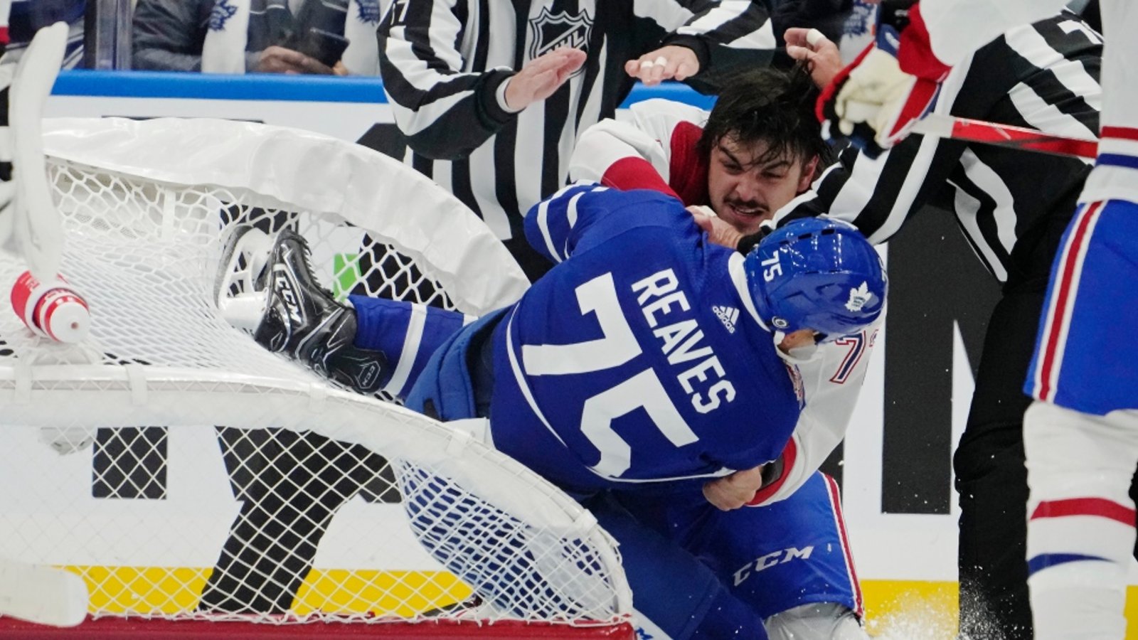 Ryan Reaves threatens Arber Xhekaj, looking for revenge fight!