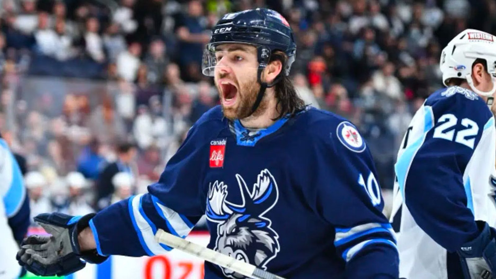 AHL forward suspended for swinging his stick at refereee