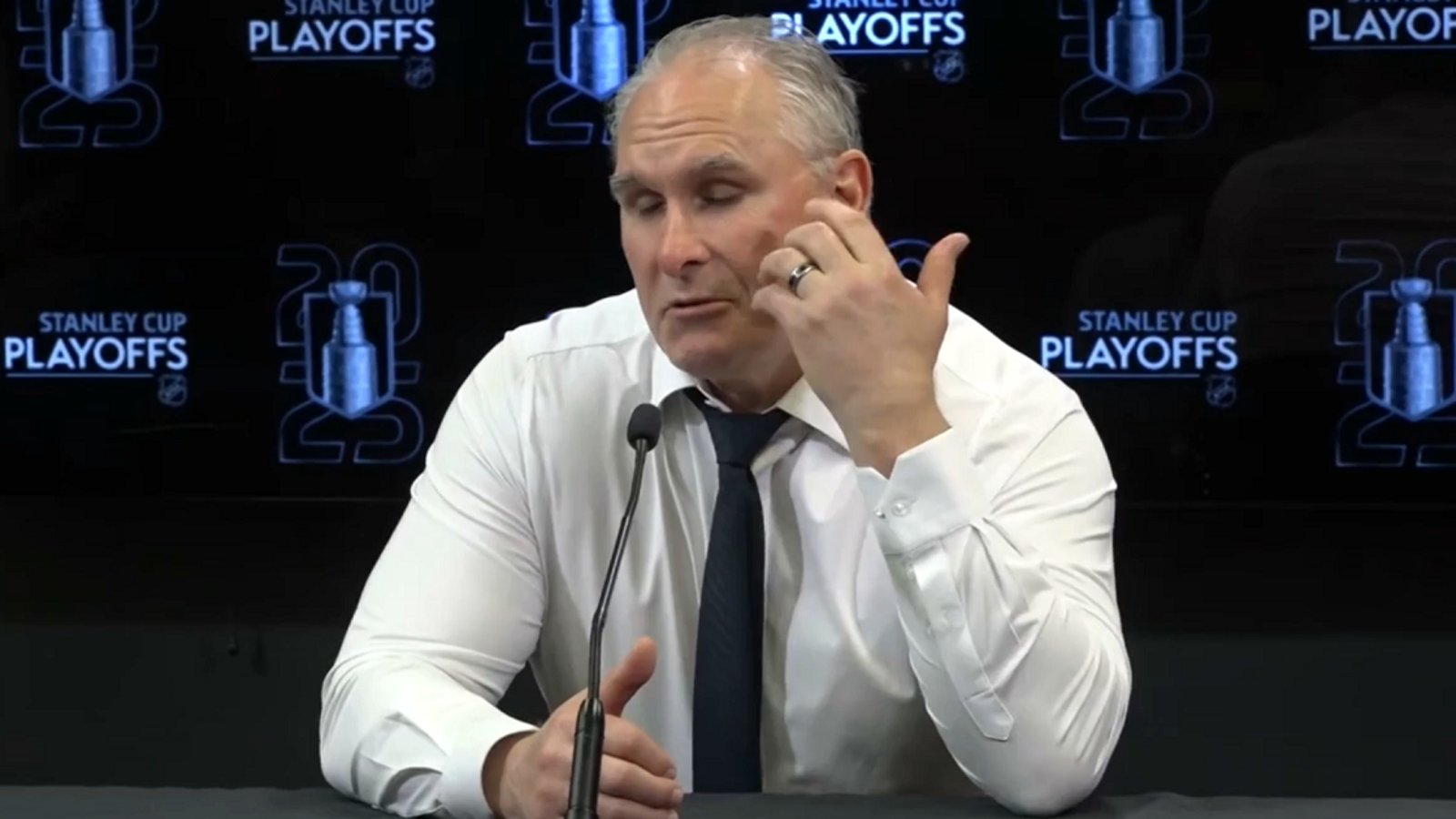 Craig Berube shares official update on Anthony Stolarz ahead of Game 4.