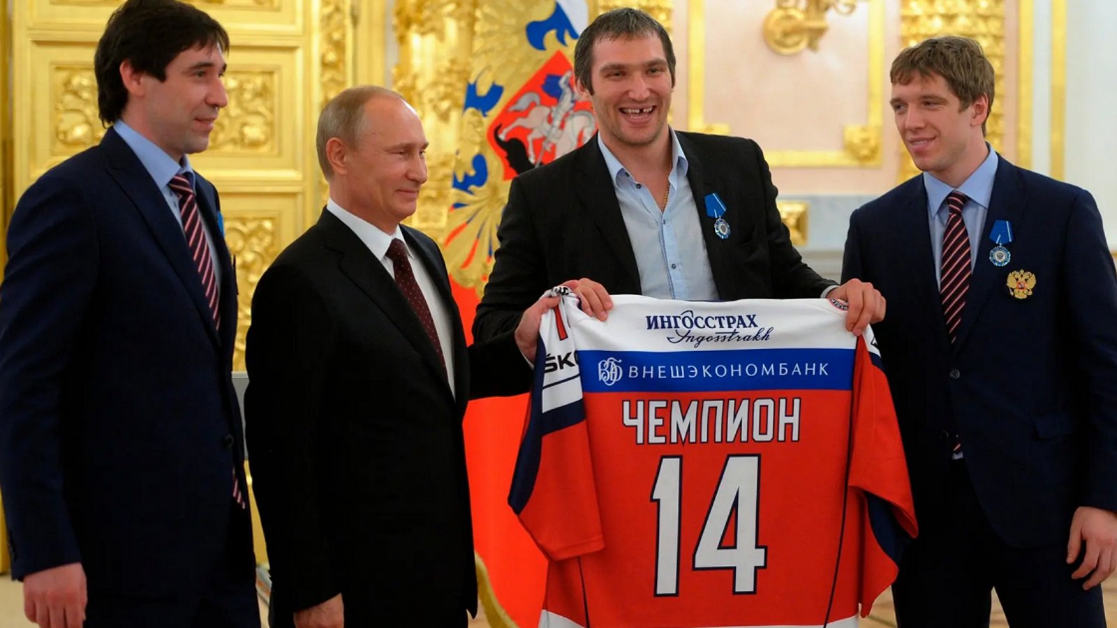 Vladimir Putin releases statement on Alex Ovechkin's new record.