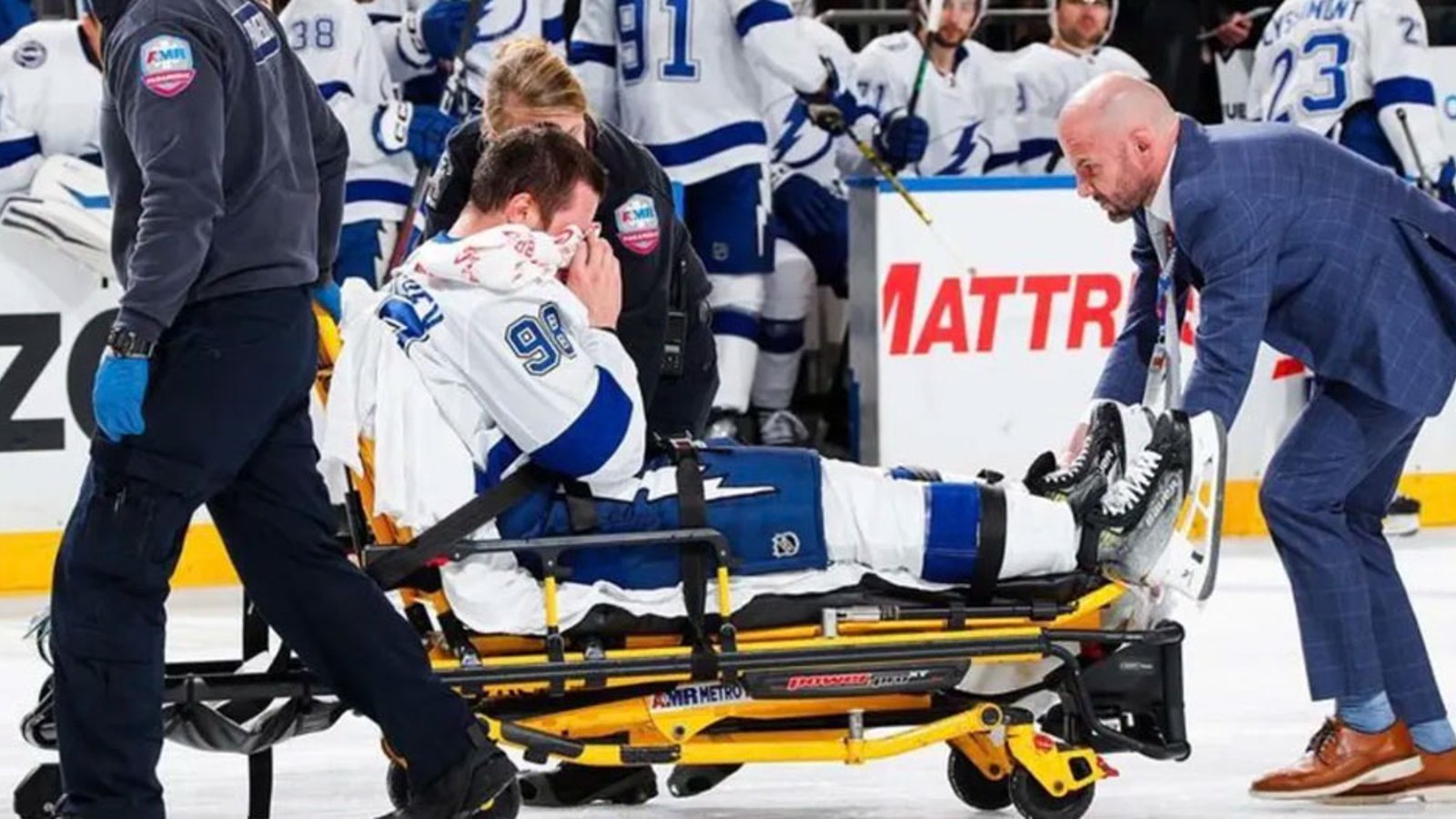 Lightning with a brutal update on Mikhail Sergachev