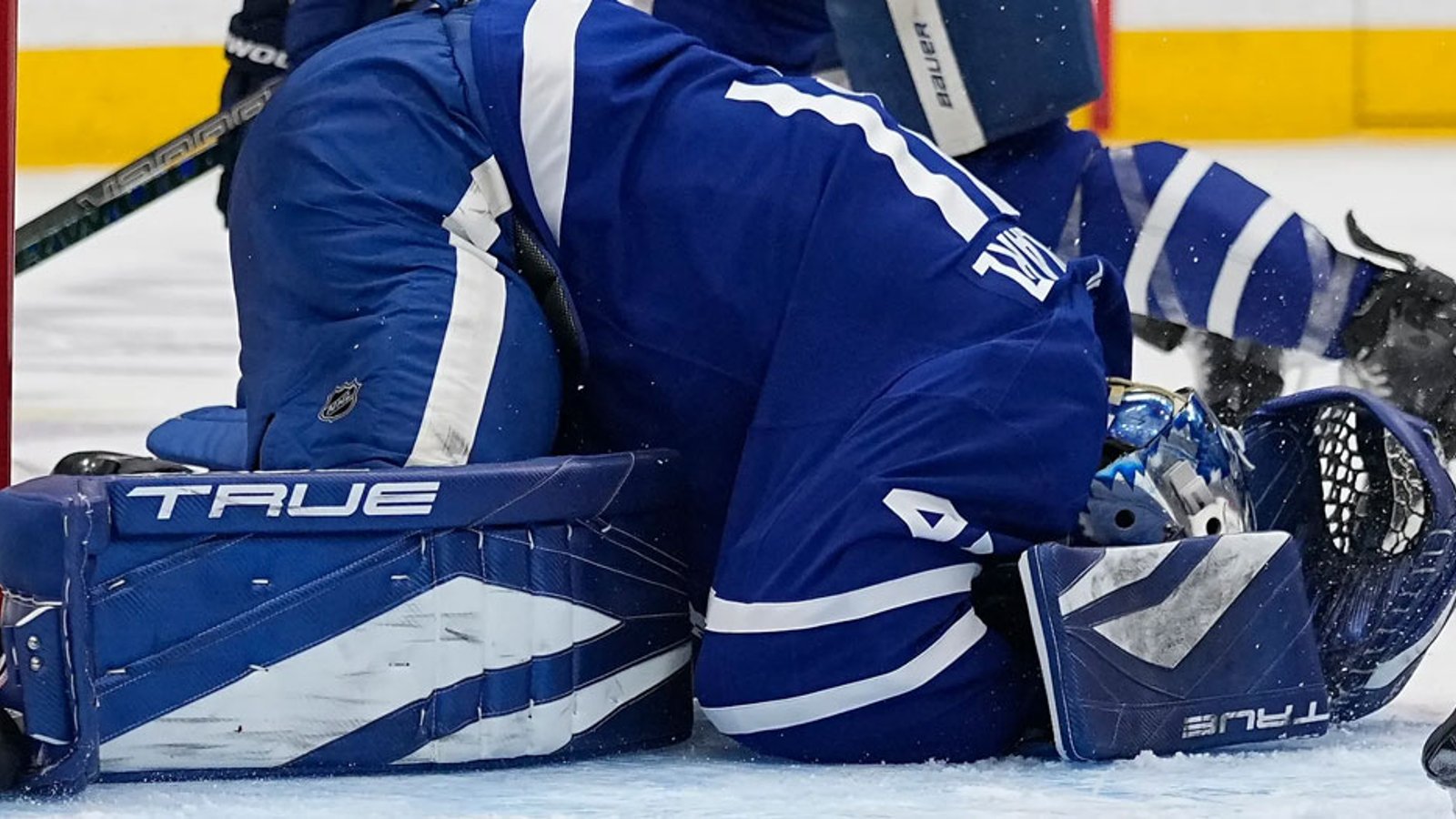 Coach Craig Berube with a major update on goalie Anthony Stolarz