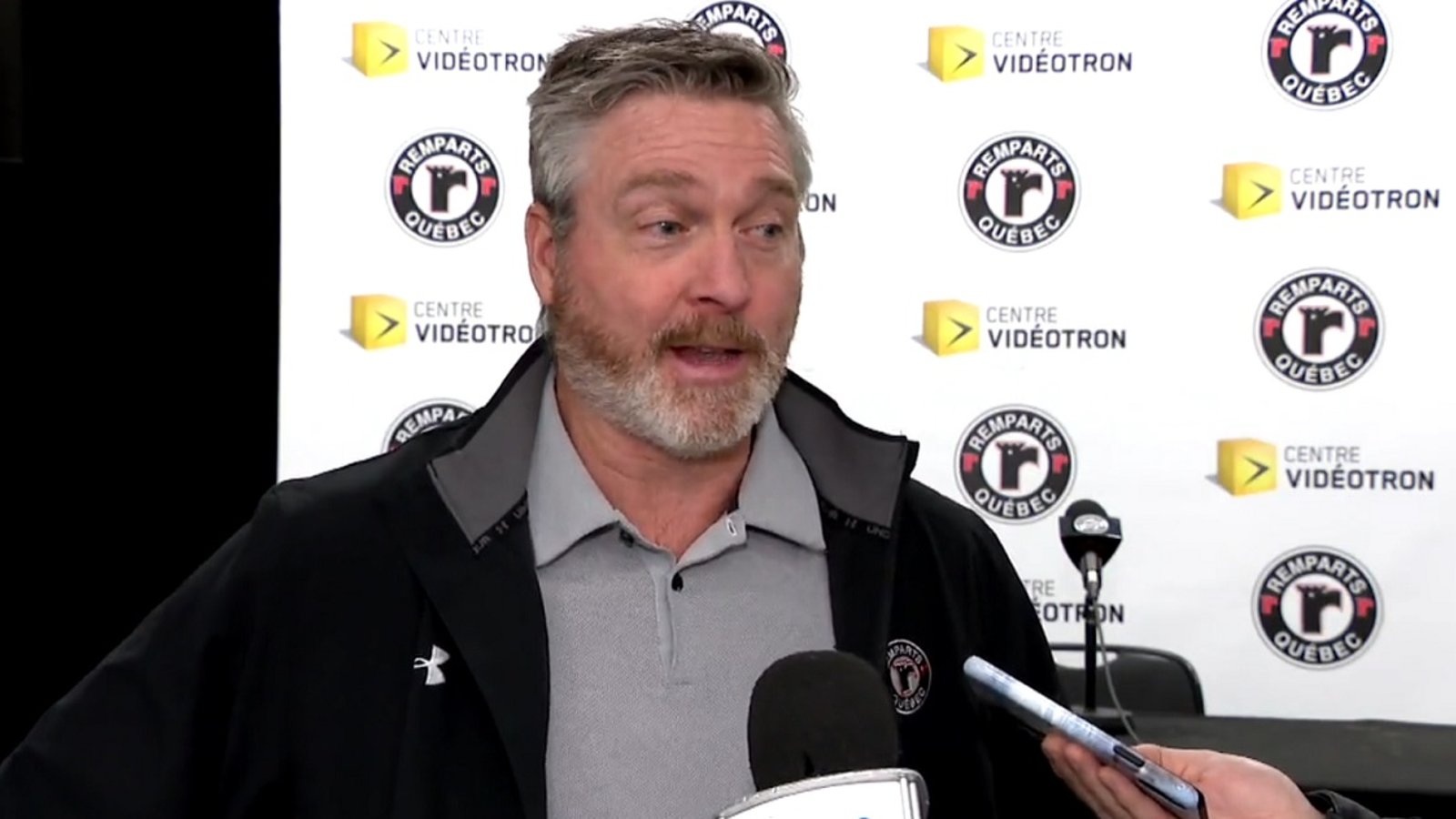 Patrick Roy responds to rumors of secret meetings with Geoff Molson.