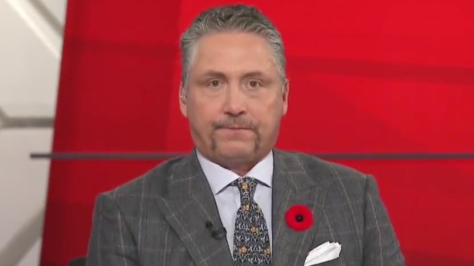 Scary moment as Darren Dreger almost chokes to death on live TV